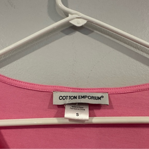 Cotton Emporium Pink Short Sleeve Dress Small S - Picture 3 of 8